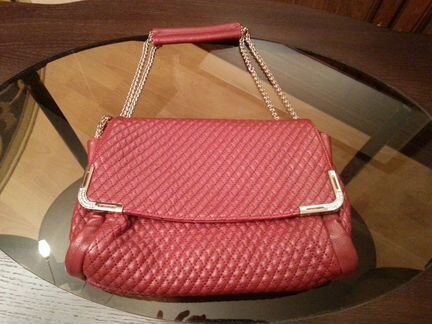 Сумочка винного цвета