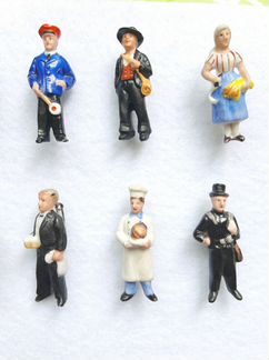 Набор брошей фарфор Германия, конец 1930х годов