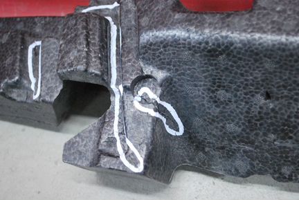 Абсорбер бампера переднего Ауди Q5