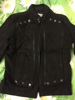 Куртка кожаная новая мужская Jack and Jones