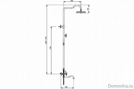 Душевая система Gappo G2489-4