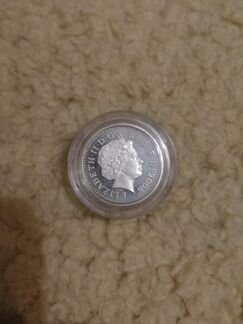 Монета 1 фунт Елизавета II мост тысячелетия 2008