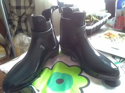 Сапоги резиновые 41 размер,Новые,реально на 39 -40
