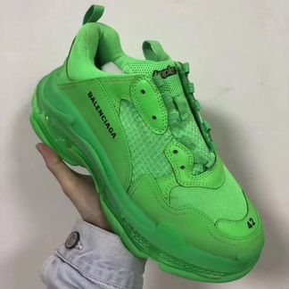 Balenciaga кроссовки / кислотный зеленый
