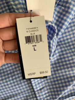Новая Рубашка ralph lauren L