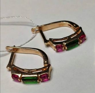 Серьги золотые СССР