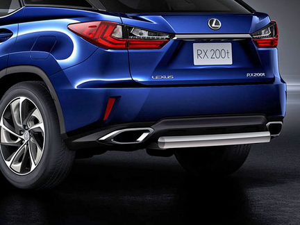 Защита бампера на Лексус RX Рх