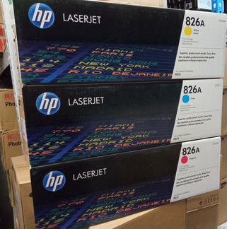 Картриджи комплект цветных для HP Color LJ m855