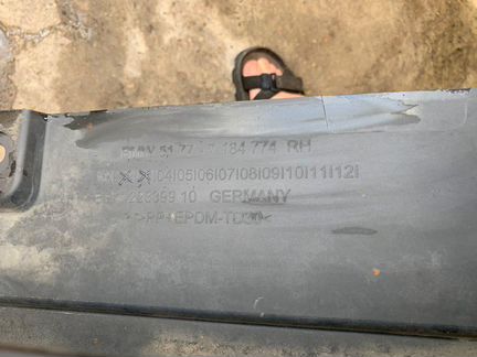 Накладка на порог BMW 5 серия F07/F10/F11 2010г