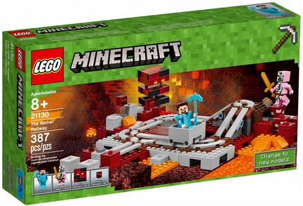 Lego Minecraft 21130 Подземная железная дорога