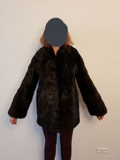 Норковая шуба поперечка