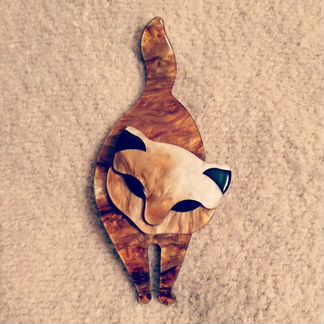 Акриловые броши в стиле Marni