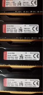 Планки памяти Kingston HyperX fury DDR3 8Gb