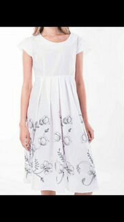 Платье белое новое