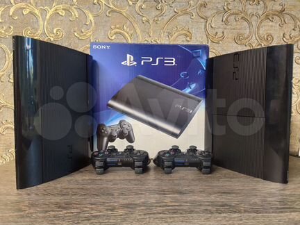 Playstation 3 Super Slim прошитая 500гб+120игр PS3