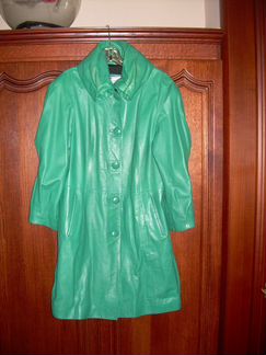 Новое эффектное кожаное пальто Rotti (Италия)