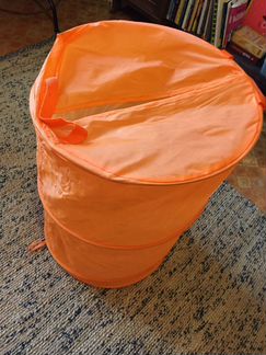 Корзина для игрушек/белья оранжевая