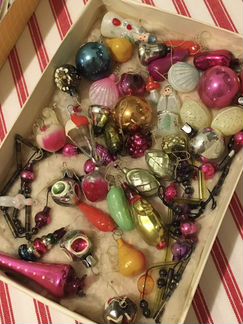 Ретро ёлочные игрушки СССР