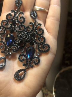 Шикарные вечерние серьги