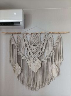 Большое панно макраме