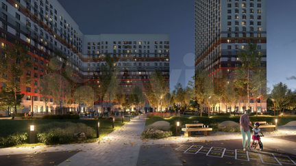 1-к квартира, 41.7 м², 32/33 эт.
