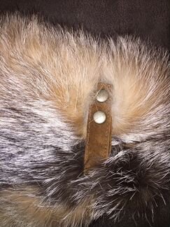 Женские варежки из меха лисы S