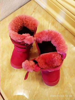 Зимние сапоги для девочек 25 р