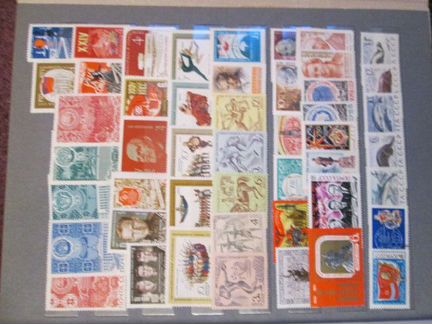 Годовой набор почтовых марок 1971 год