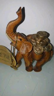 Фигурка слона, трехлапая жаба, декорат свечи