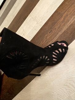 Замшевые ботильоны 38 размер