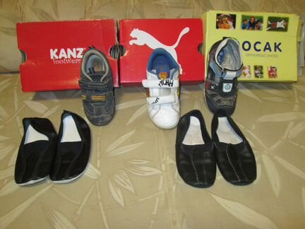 5 пар обуви для мальчика р-р 25-27