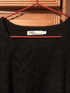 Чёрное платье «карандаш»