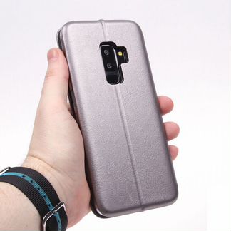 Чехол-книжка для Samsung G965F S9 Plus business бордовый