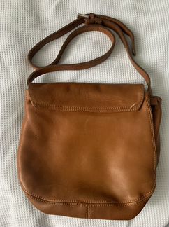 Сумка massimo dutti кожаная