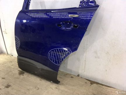 Дверь задняя левая Peugeot 3008 2