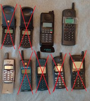 Коллекция ретро телефонов Nokia и других марок
