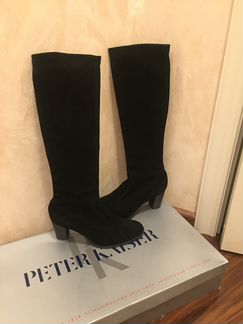 Замшевые осенние сапоги Peter Kaiser