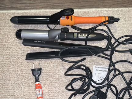 Две плойки + выпрямитель