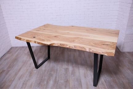 Стол в стиле лофт из массива ясеня. Акция