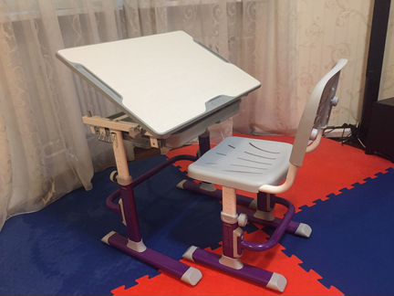 Растущая парта со стулом