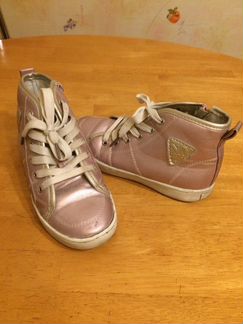 Высокие кеды на молнии жук /эко кожа/текстиль 31