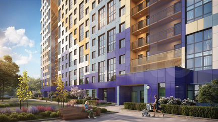 1-к квартира, 40.9 м², 6/25 эт.