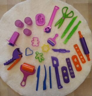 Набор форм для лепки из пластилина трафареты