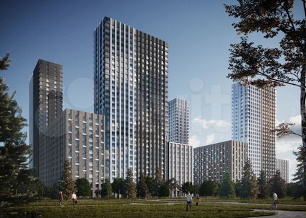 2-к квартира, 41.8 м², 22/30 эт.