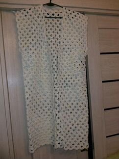 Вязанное пальто (жакет) новое