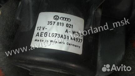 Двигатель отопителя (моторчик печки) Volkswagen Pa