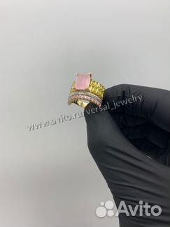 Серьги и Кольцо из золота с бриллиантами