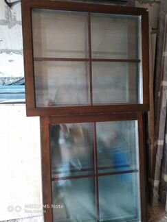 Окна из массива состеклопакетом