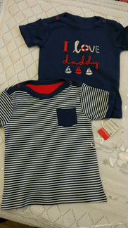Новые Футболки р92 mothercare