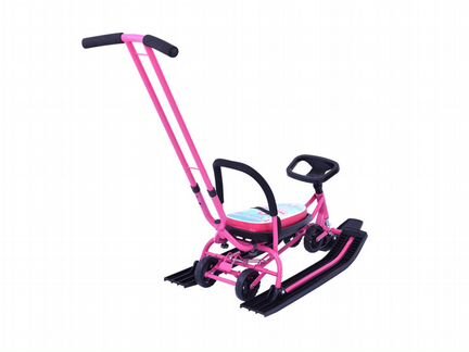 Снегокат Mobile с Т-образным толкателем и колесами